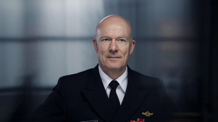 Forsvarssjef Admiral Haakon Bruun-Hanssen