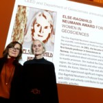Else-Ragnhild Neumann og direktør Carmen Gaina ved CEED på UiO da prisen ble introdusert tidligere i år. Foto Gunn Kristin Tjoflot UiO