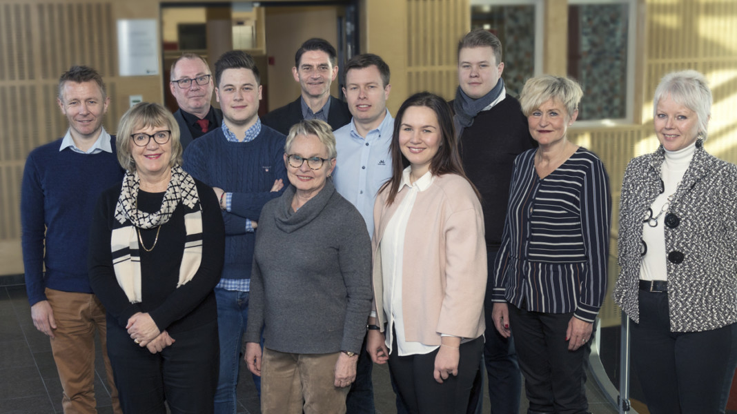 Styret ved Nord universitet. Espen Leirset, Aslaug Mikkelsen, Anders Söderholm, Jim Simonsen Jenssen, Vigdis Moe Skarstein, Reidar Bye, Roald Jakobsen, Emma Svarva Giskås, Mathias Lauritzen, Bjørg Tørresdal og Lisbeth Flataaker.