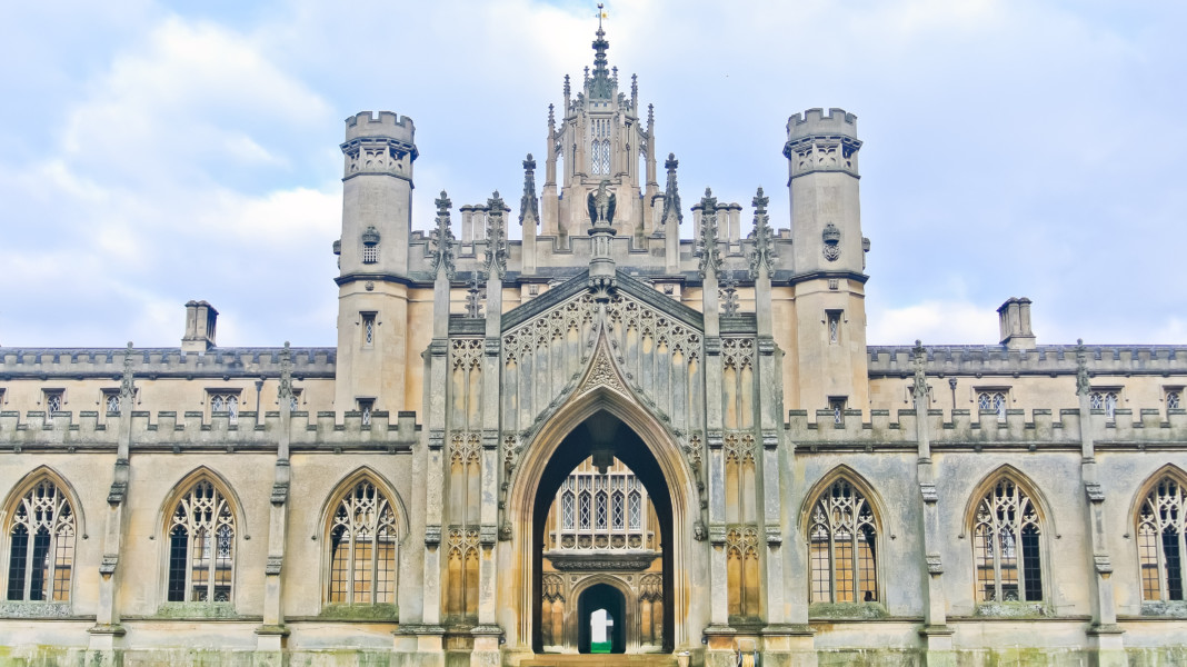 View of St John's College, University of Cambridge in Cambridge, England, UK Shutterstock