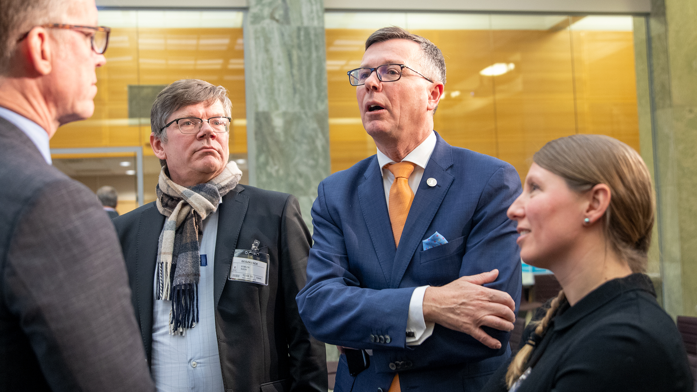 tre rektoerer og en fagforeningsleder