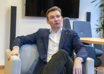 Oslo 20210111. Forsknings- og høyere utdanningsminister Henrik Asheim snakker om ny utdanningsstrategi. Foto: Terje Pedersen / NTB