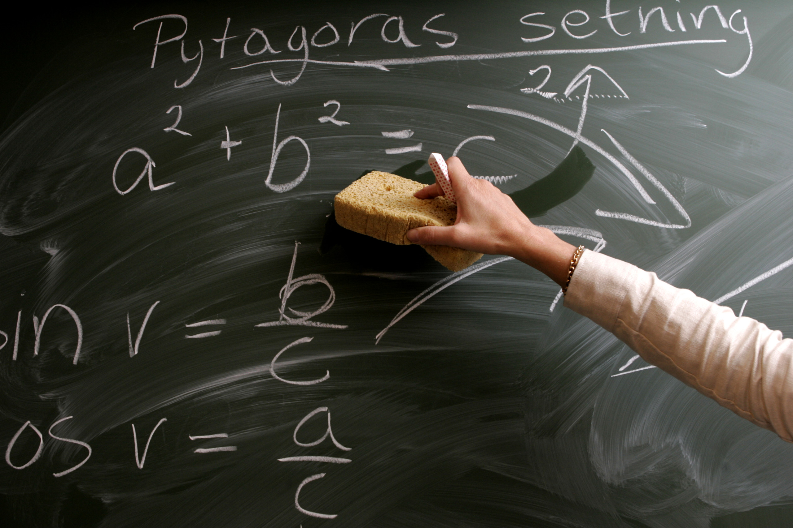 Teleskopik Math En av tre lærerstudenter strøk i matematikk