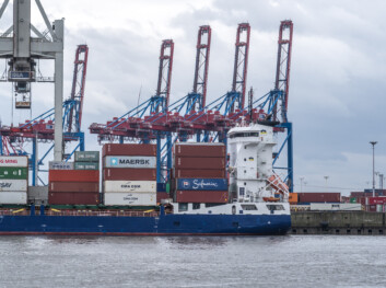 havnen i Hamburg